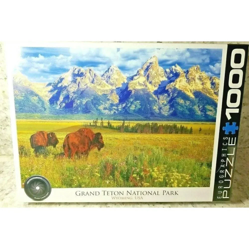 Grand Teton National‎ Park Eurographics Photography 1000 Piece Puzzle SEALED